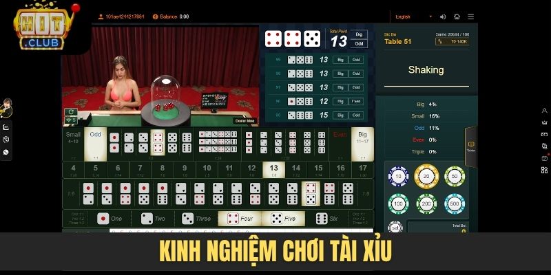 kinh nghiệm chơi tài xỉu